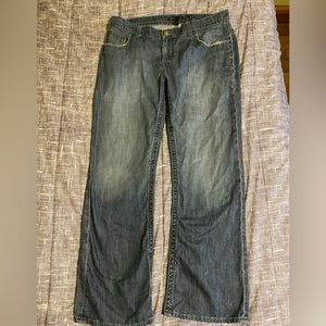 International Concepts embroidered skull jeans